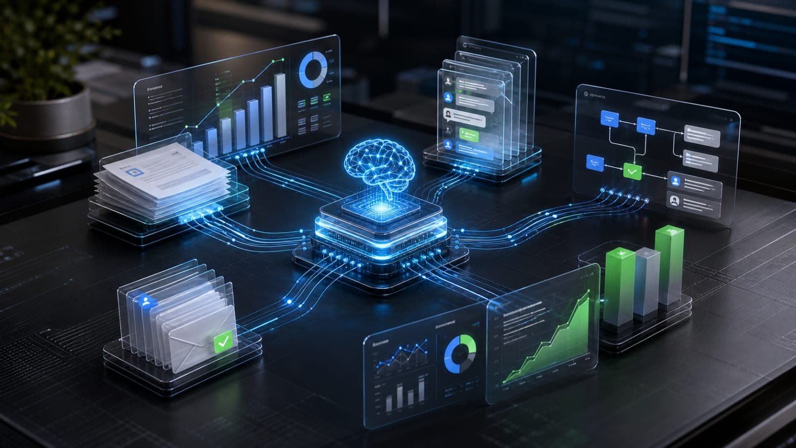 AI Automation for Business: Where It Actually Creates ROI editorial cover image
