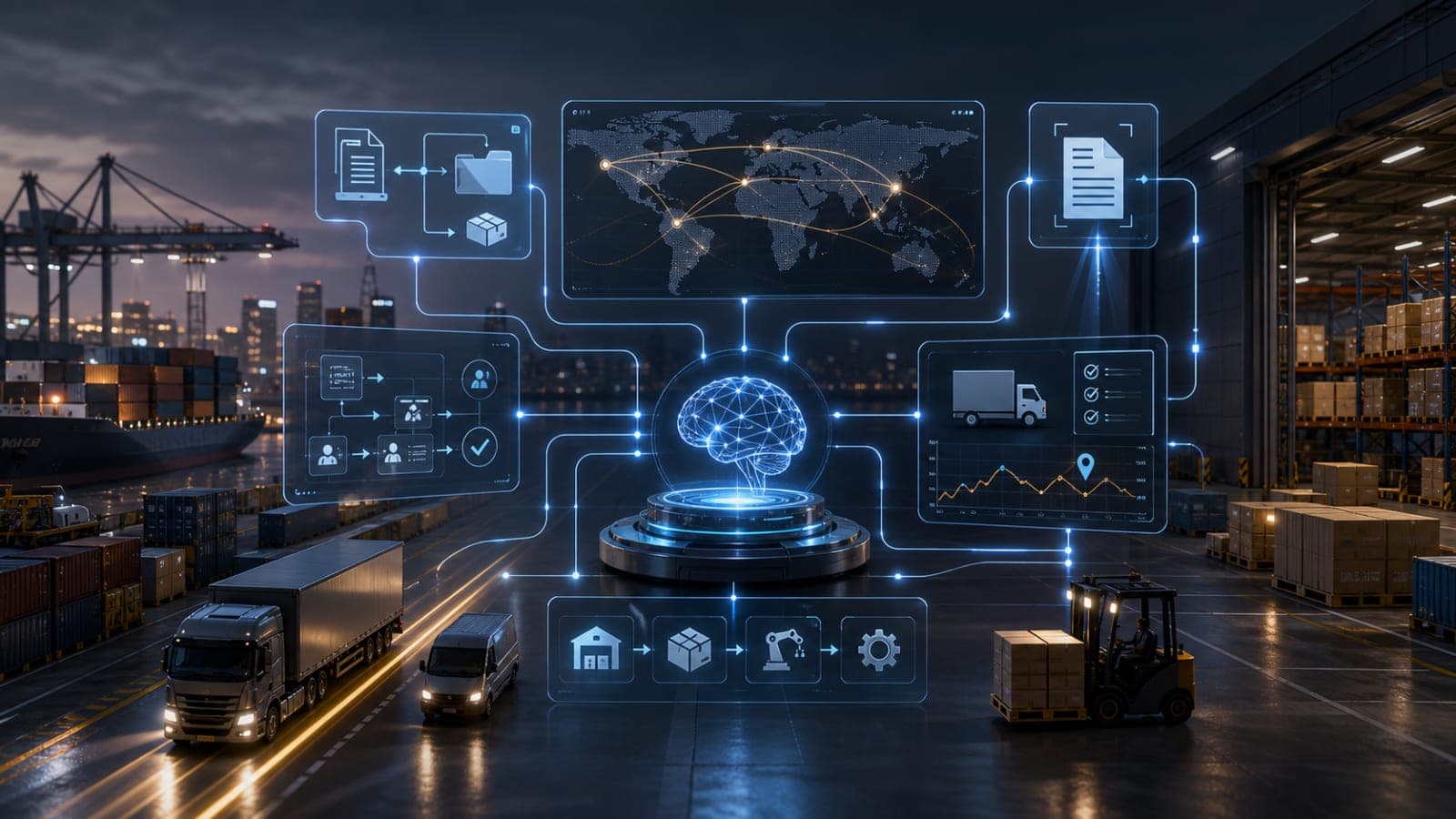 AI Workflow Automation for Logistics Companies editorial cover image