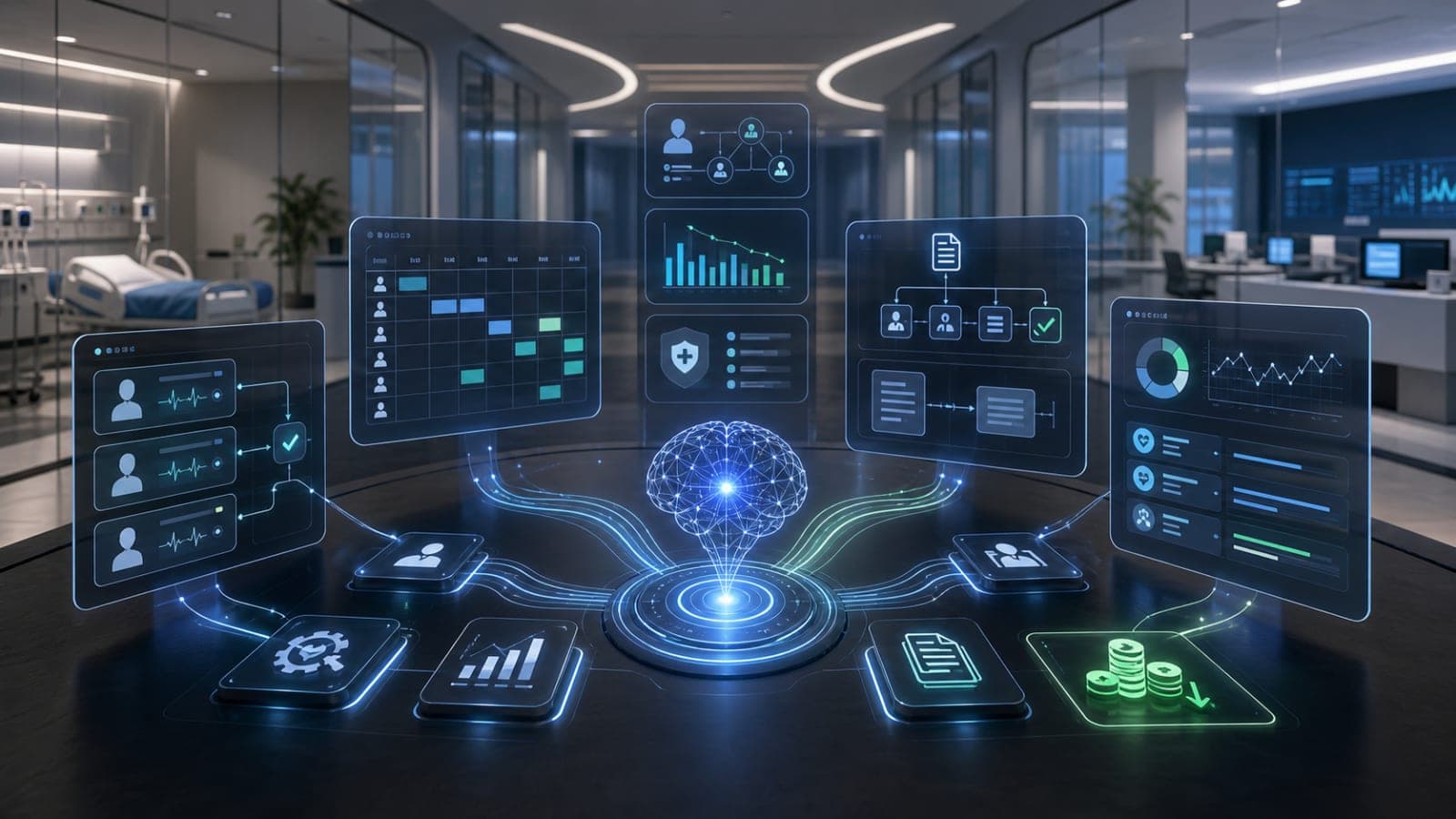 How AI Reduces Operational Costs in Hospitals editorial cover image
